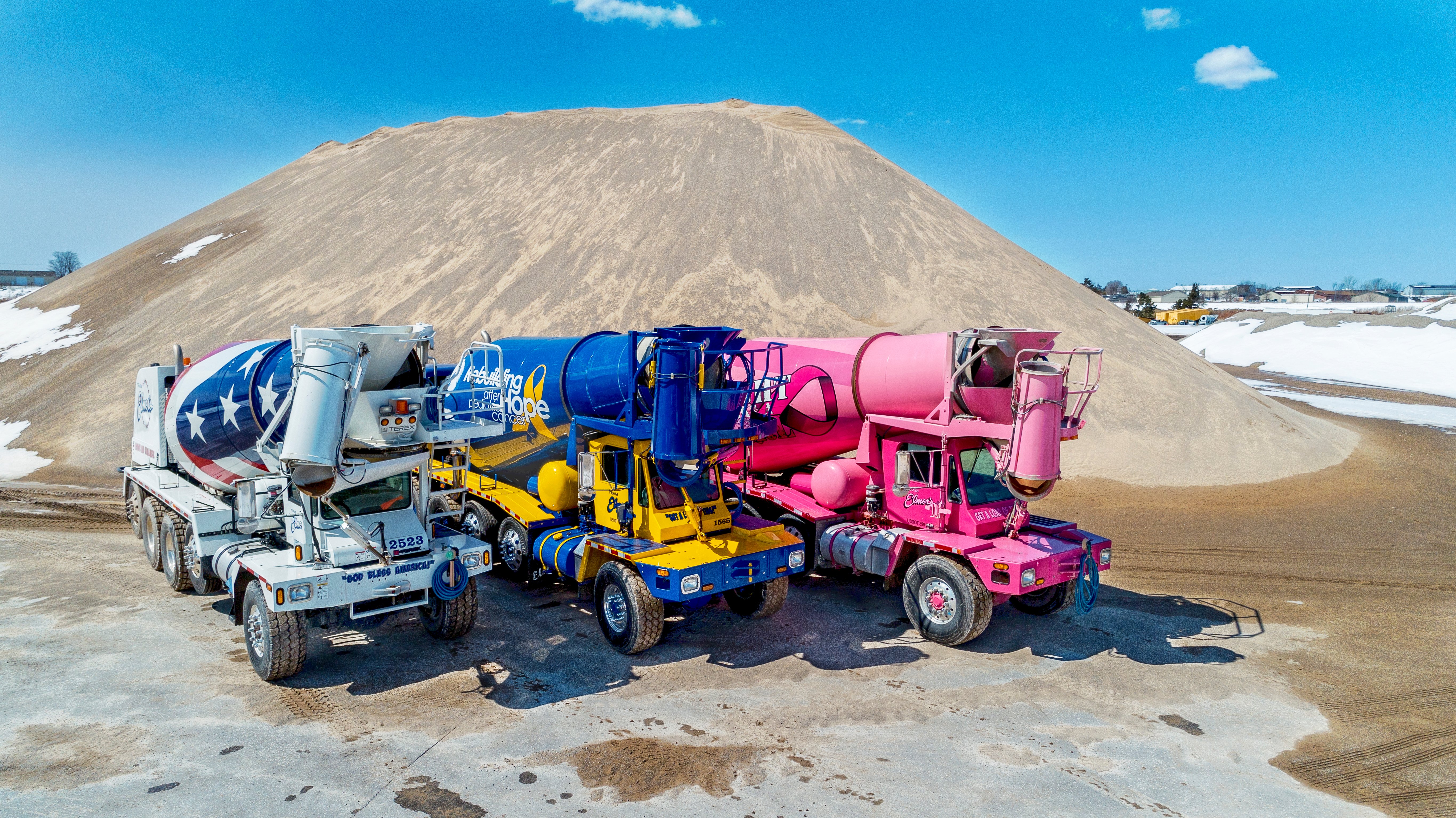 Ready Mix Concrete Mixer Truck Paint Jobs